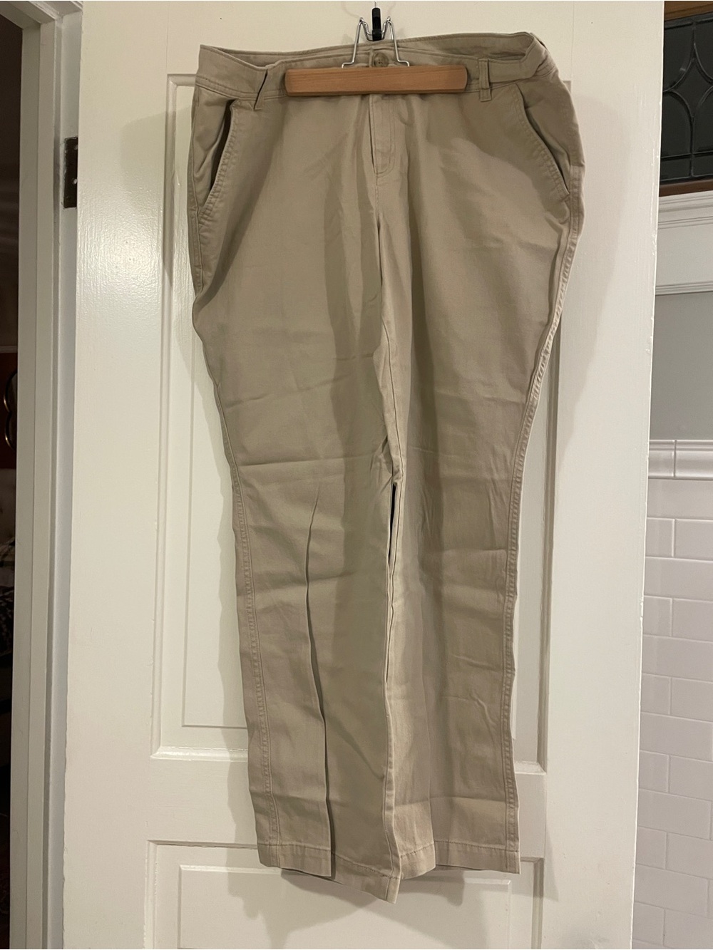 Old Navy Women's “Flirt” Light Khaki Chino Trousers